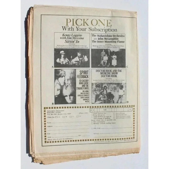 Vintage May 25, 1972 Rolling Stones No. 109 Magazine Newspaper - Jane Fonda - Picture 3 of 3